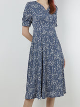Aria Midi Dress - Blue
